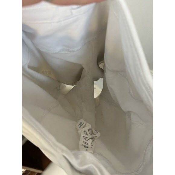 Lululemon Tennis Skort Women 0 White Asymmetrical Layered High Rise Active Skirt - Picture 15 of 15